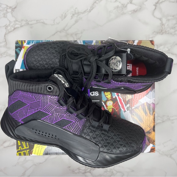 Adidas Dame 5 J x Marvel Black Panther 🦹🏾‍♂️ - Picture 7 of 15